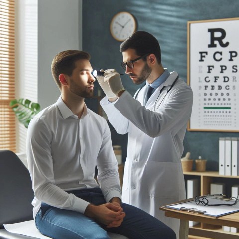 특수 검사하는 모습과 치료 하는 모습