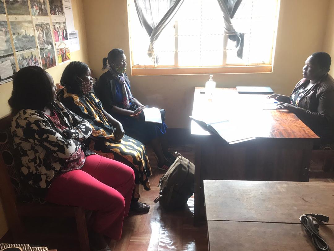 WHRDN-U during a field visit  in Kapchorwa, Kween and Mbale districts.