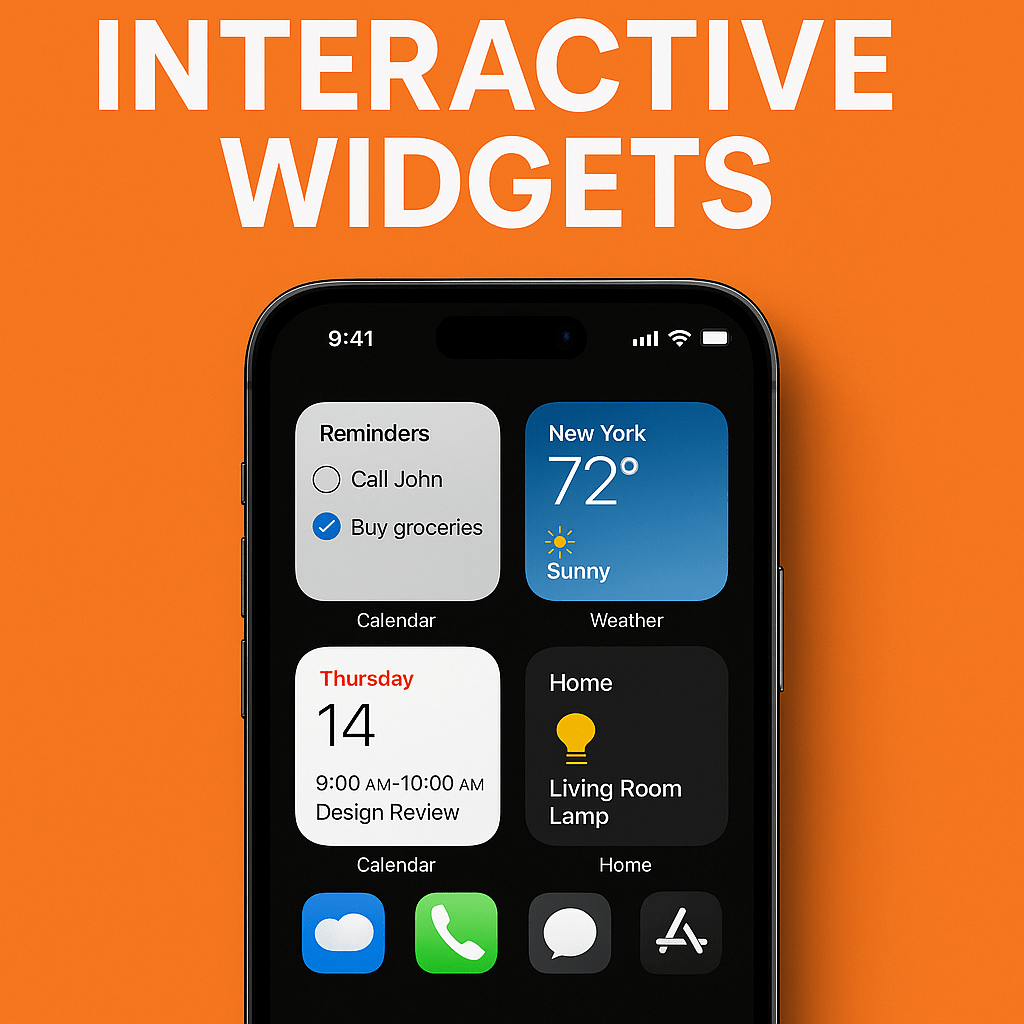iOS widgets have become more useful