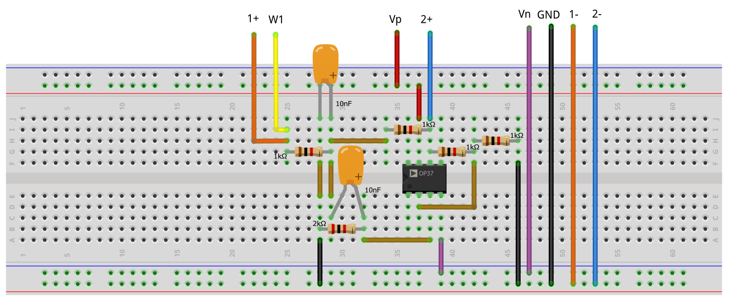 Circuit Diagram Of Bandpass Filter Using Op Amp