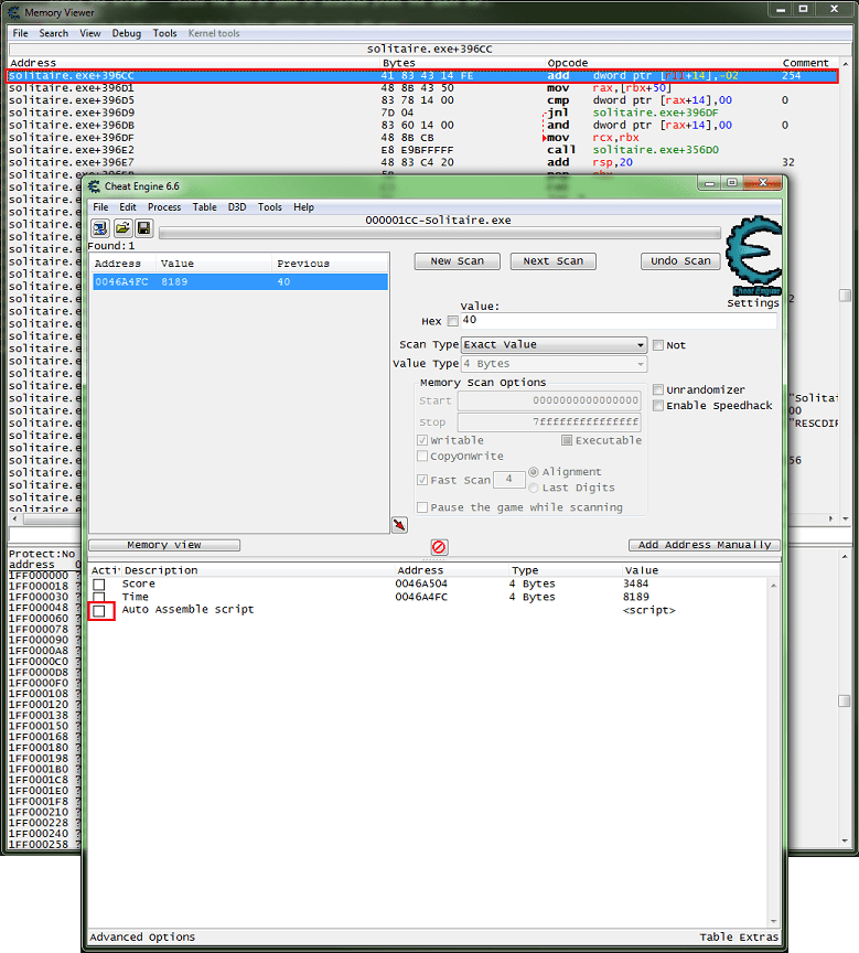 Help Code Relocation Help Cheat Engine is a great piece of software that allows you to choose any game being run on your computer and scan it for certain values or codes AoBs then change those values as needed. Help Code Relocation Help Cheat Engine does not rely on patching programs its main strength lies in memory hacking process hacking.