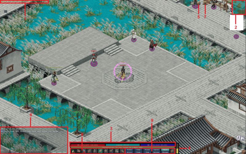 Basic Interface Classic Conquer Wiki - Landscape Arts - Creative Desktop Collection