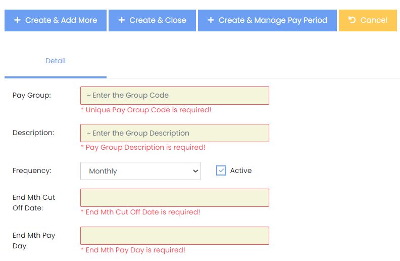 Setup Pay Item Group Setup - Download Modern Sunset Design | 4K