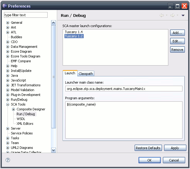 Sca Sca Component Sca Java Run And Debug Tuscany Eclipsepedia - Incredible Light Picture - Retina