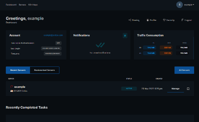 Add SSH Keys To VPS On Creation | EVLBOX WIKI