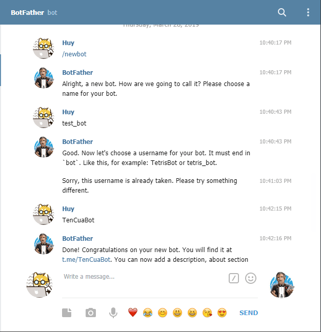 gui canh bao toi telegram su dung python