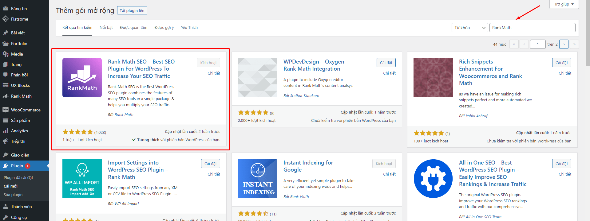 Hướng dẫn index website với Google Index API và plugin RankMath