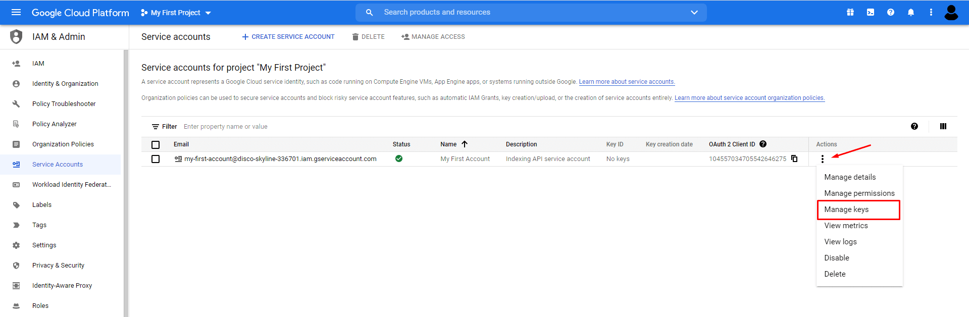 Hướng dẫn index website với Google Index API và plugin RankMath