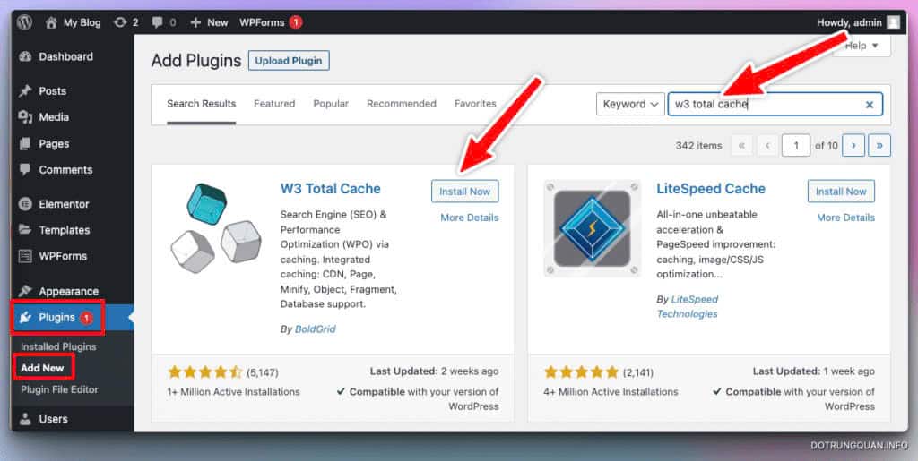 Cách Để Tăng Tốc Website WordPress Khi Sử Dụng Shared Hosting 9 Sử dụng Plugin Caching