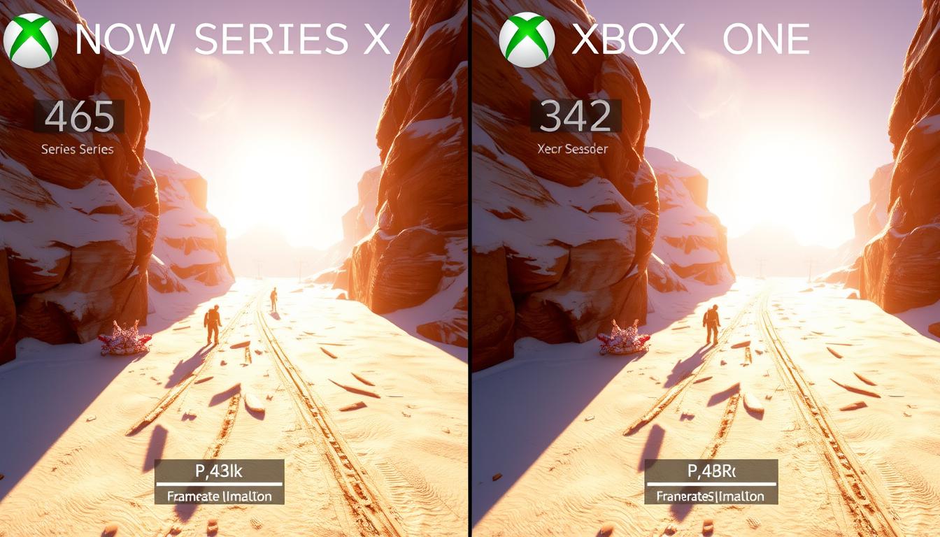 SnowRunner Xbox game running on Xbox Series X with enhanced visuals
