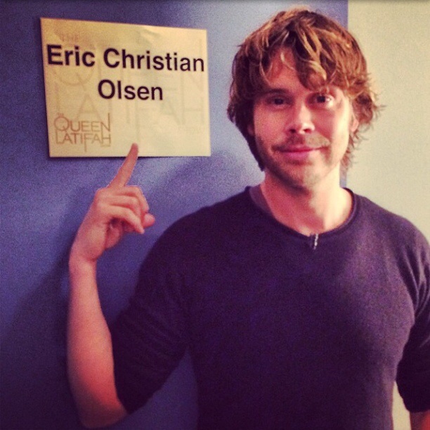 @KristenJane: Can't wait for everyone to see the epic-ness of ericcolsen on Queen Latifah today.