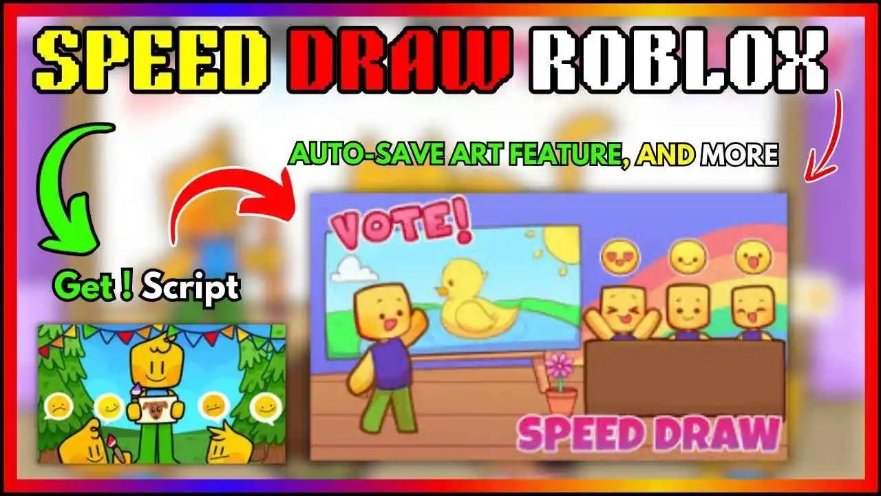 SPEED DRAW ROBLOX Auto Save Art Feature And More Speed Draw Script.webp