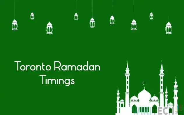 toronto ramadan timings