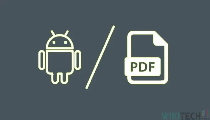 Cannot open pdf files on android phone