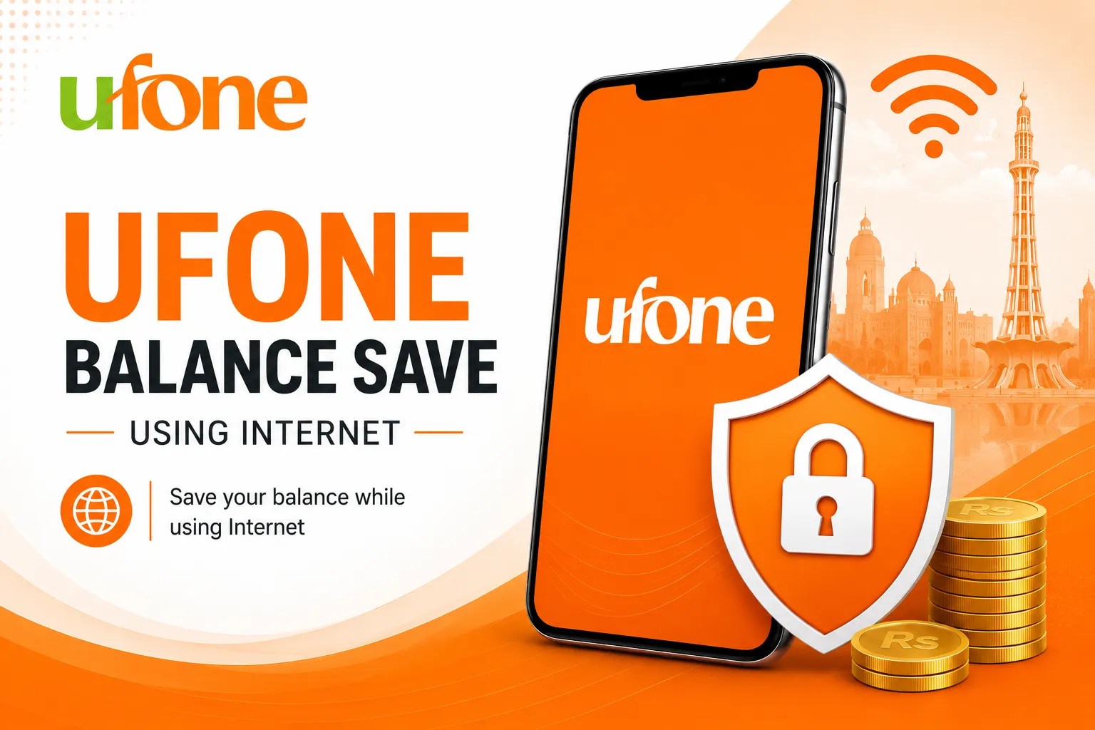 ufone balance save code