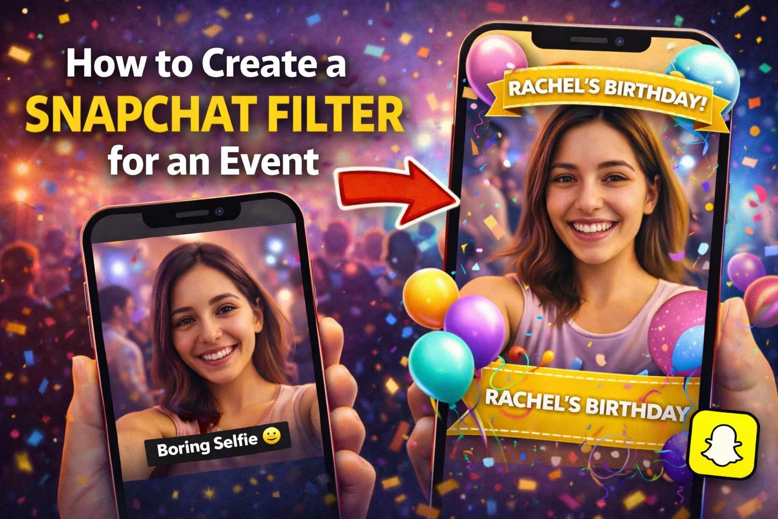 create snapchat filter for an event