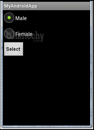 Android Program To Implement Radio Button Codedost - Desktop Geometric Illustrations for Desktop