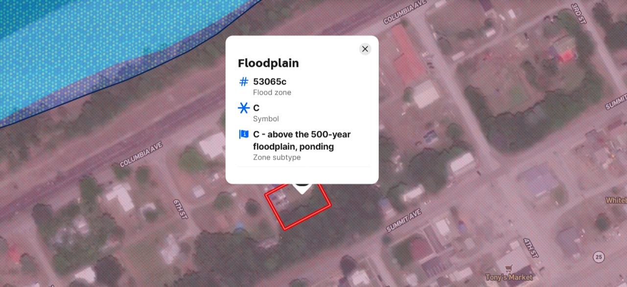 SOLD Buildable Lot With Columbia River Views In Northport WA LandID Map 