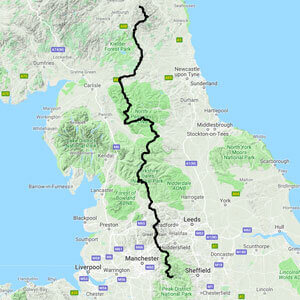 Pennine Way Map Pdf Out Of Edale An To The Pennine Way Map Pennine Way 