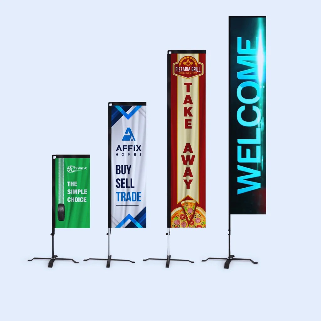Rectangle Banner Flags Wild Cow Visual