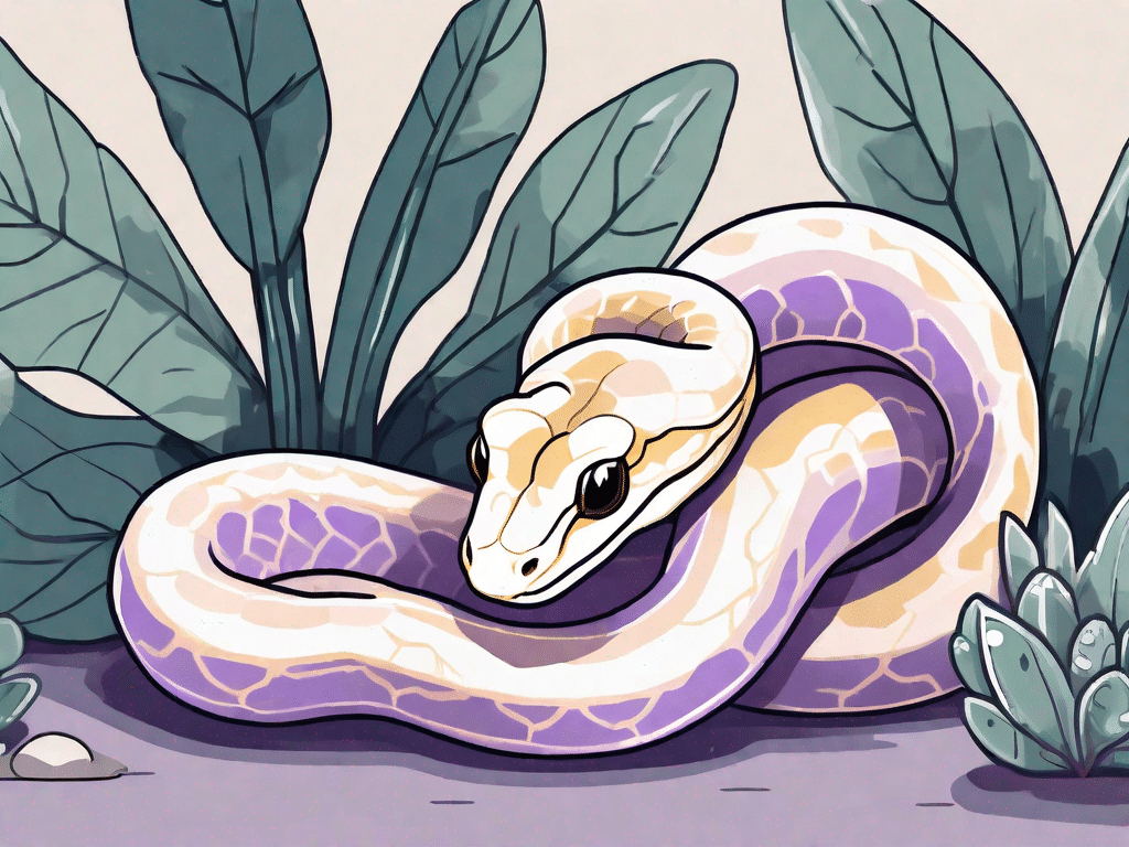 The lavender albino ball python: a guide to care and maintenance