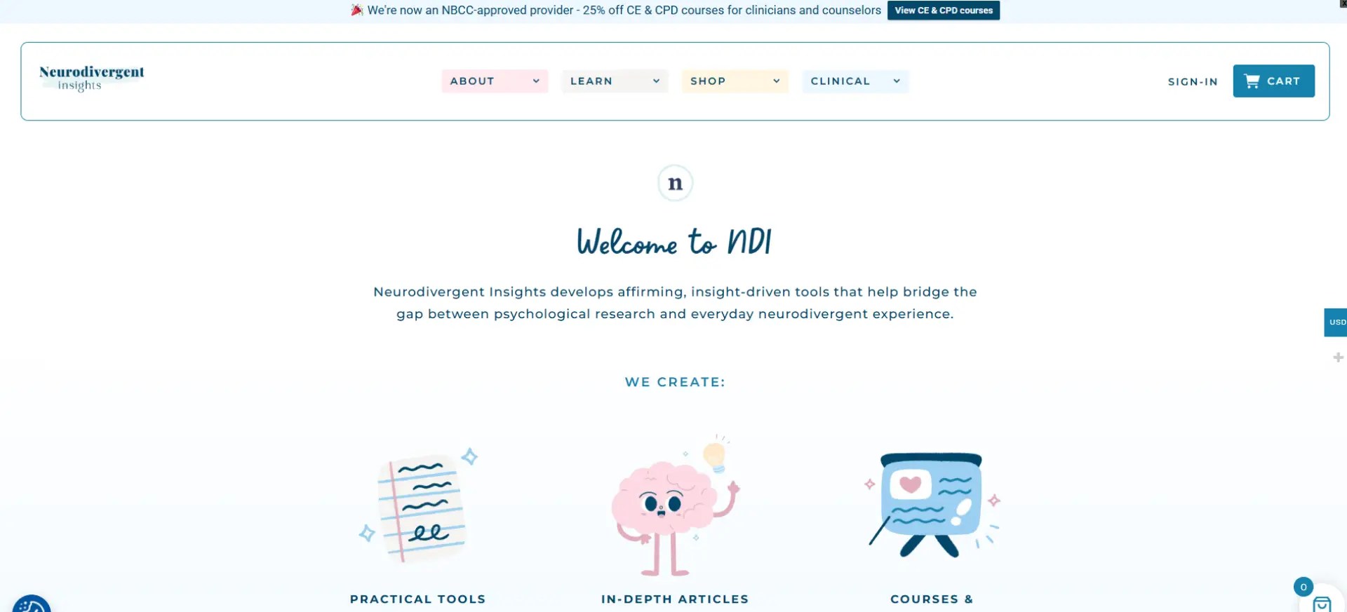 Neurodivergent insights site image