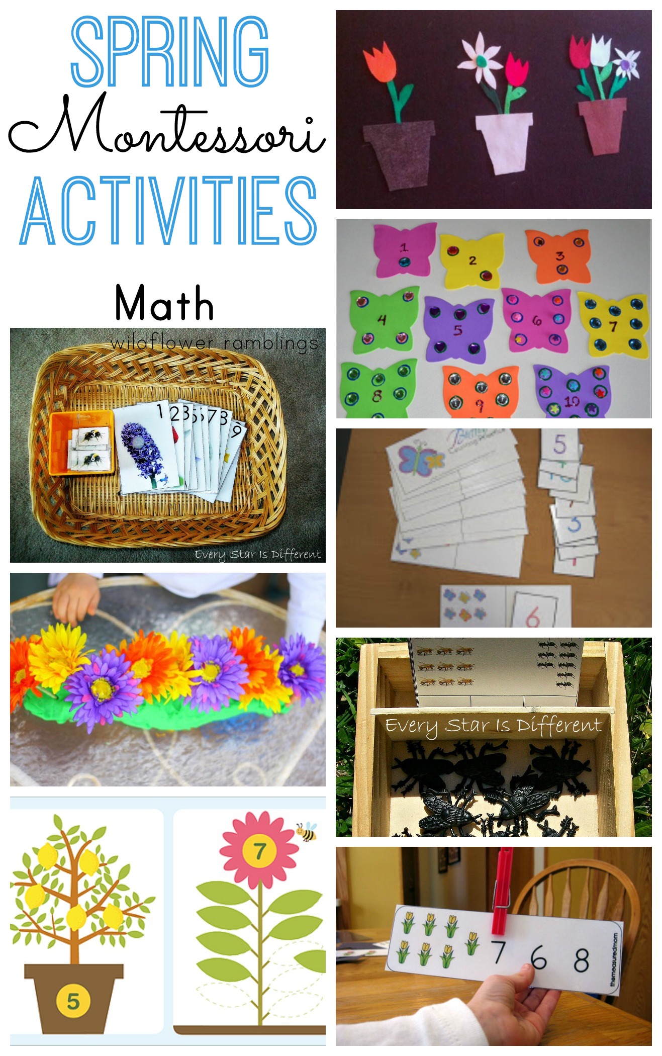 montessori spring activities wildflower ramblings