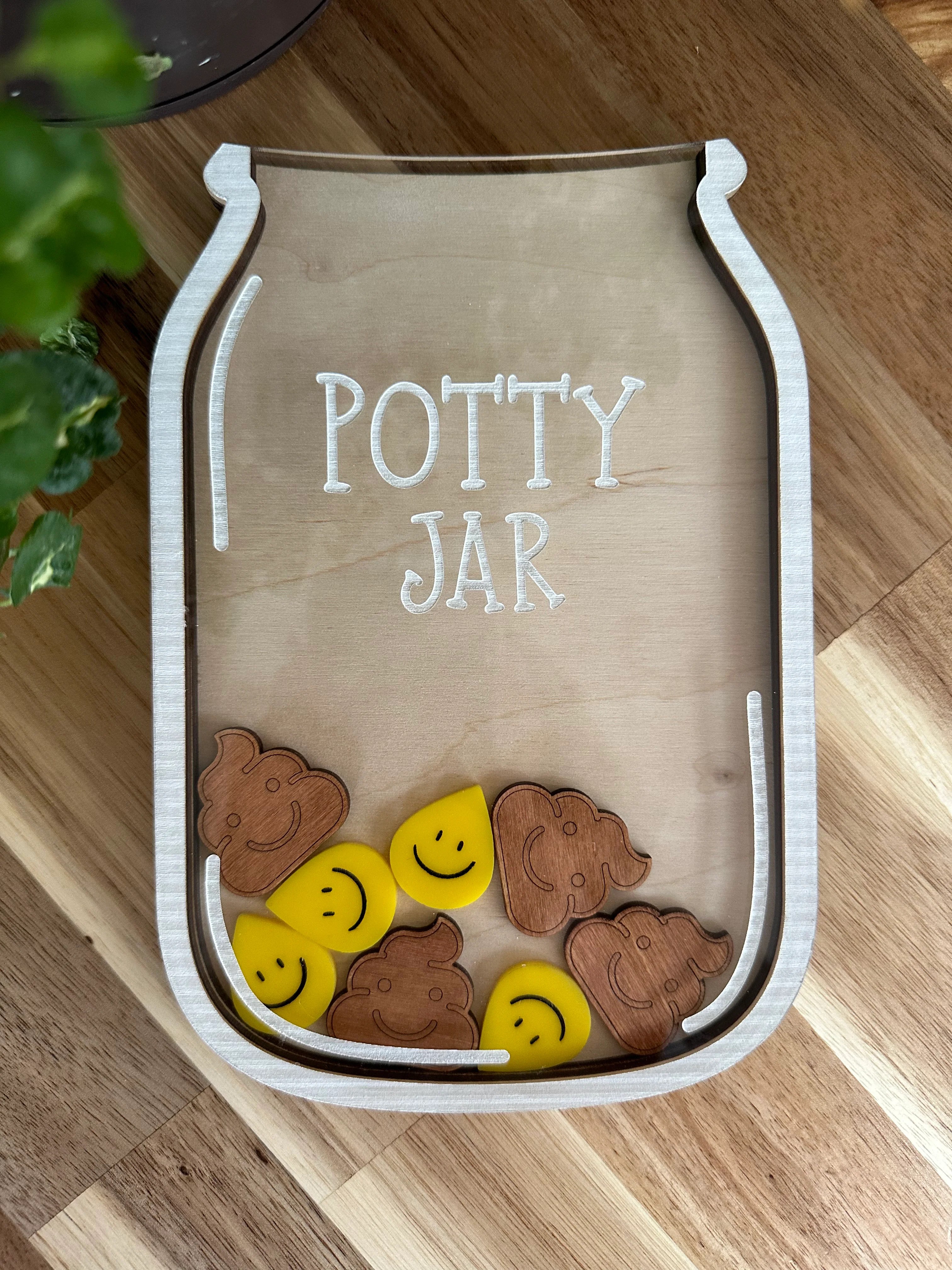 Potty Training Jar Wild Flower Workshop