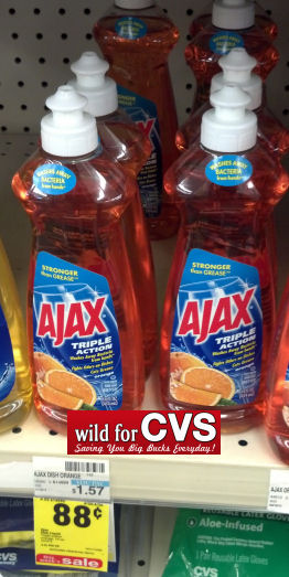 The ajax ultra triple action liquid dishwashing soap is formulated with natural citrus extracts and powerful ingredients, and can even be used to clean . Ajax Dish Liquid Just 63Â¢!