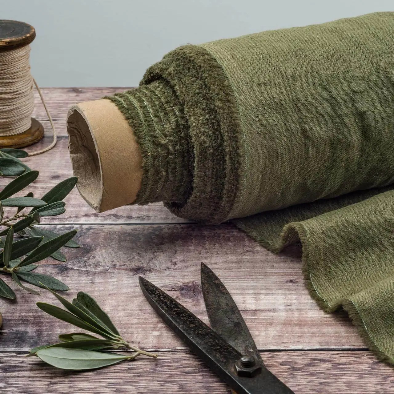 Solid Linen Olive Fabric Spoonflower - Premium Geometric Image Gallery - Retina