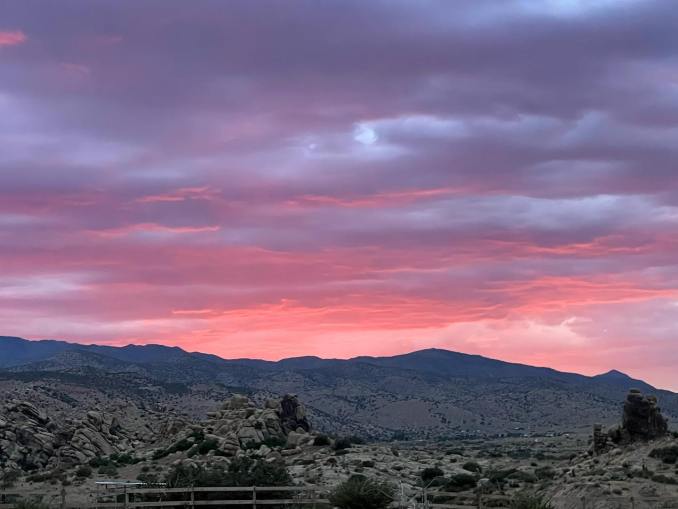 The Pioneertown night sky