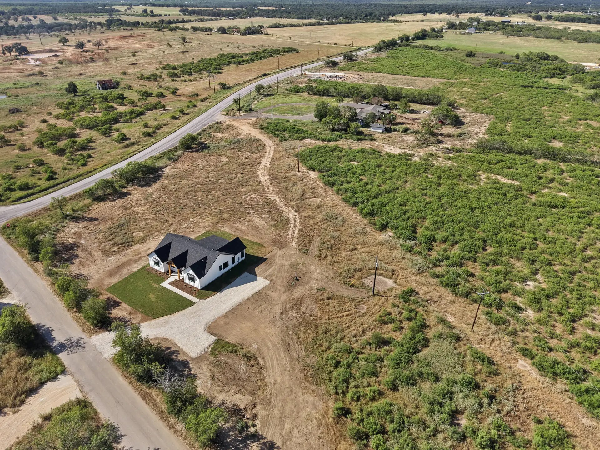 The Sabine model home at 1550 Barth Road, Mesquite Meadows, Dale TX
