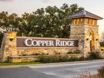 Copper Ridge community in New Braunfels, TX