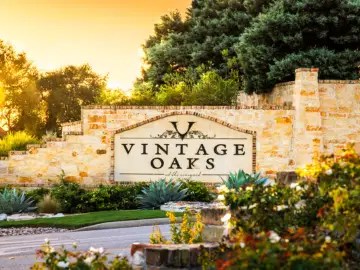 Vintage Oaks community near New Braunfels, TX