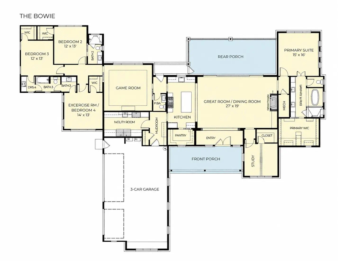 The Bowie floor plan