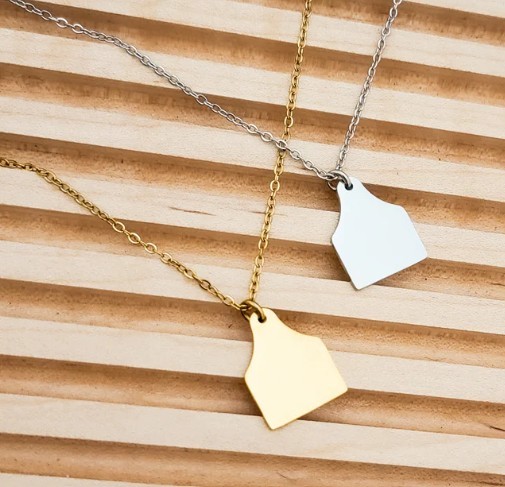 Cow Tag Necklace - Image 1