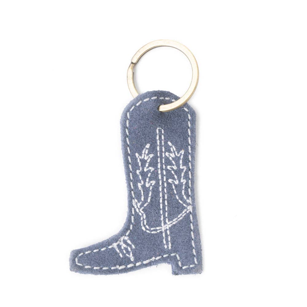 Western Boot Leather Key Fob - Image 1
