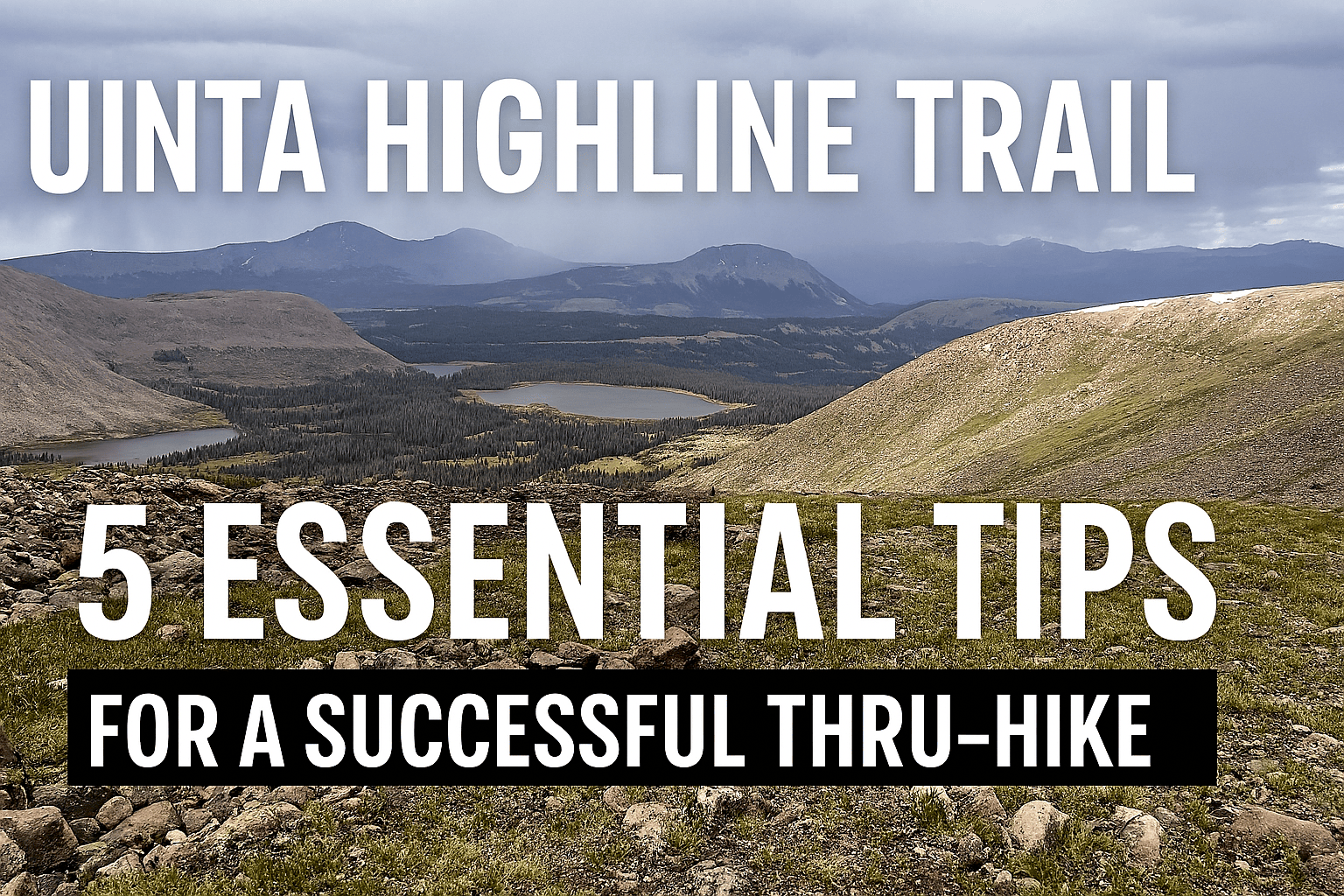 5 Essential Tips For Completing The Uinta Highline Trail In Utah Wild Img 4163 