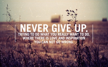 Never Give Up