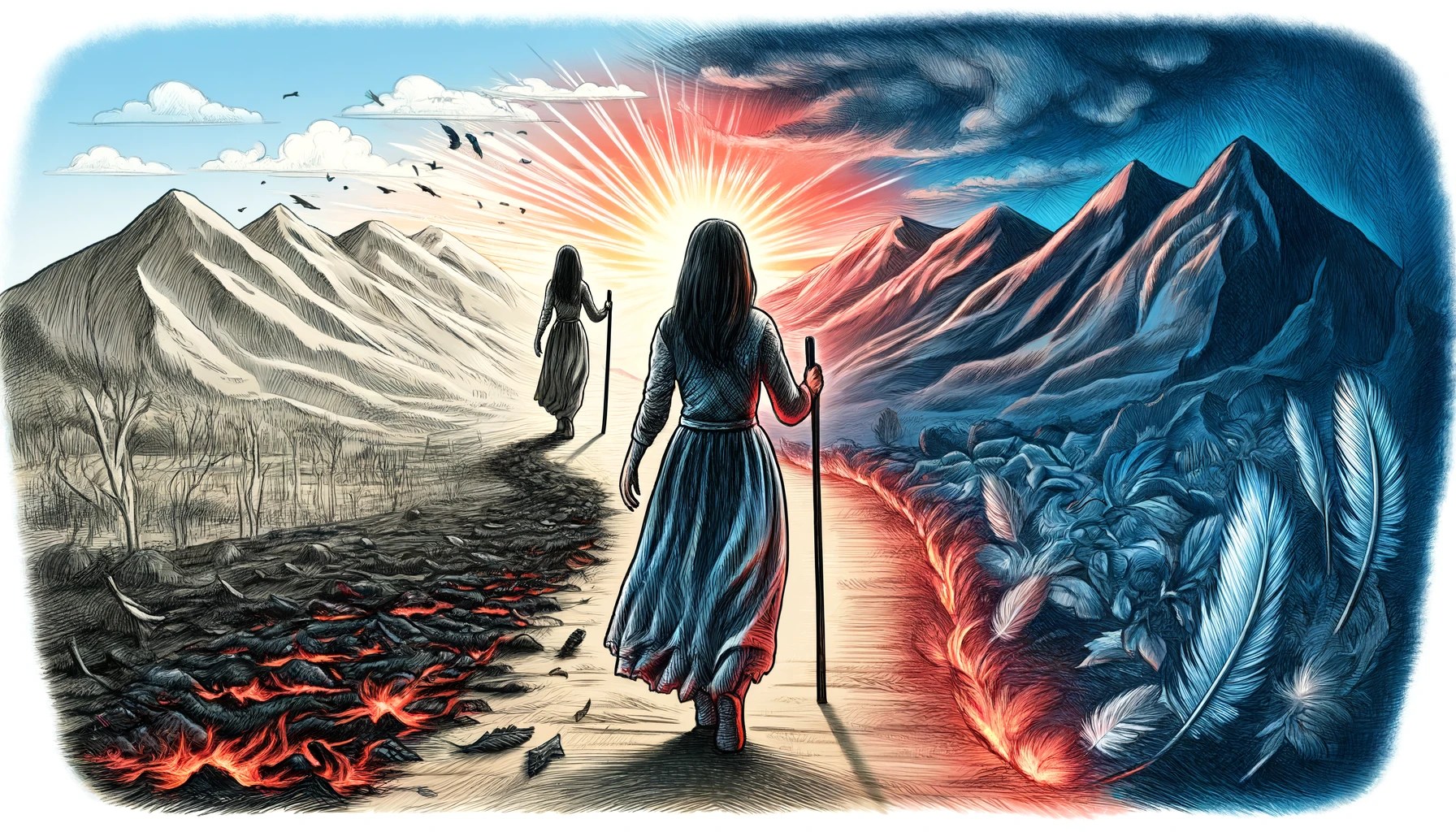 Ash — illustration for Ashes to Stone: A Journey of Resilience and Reflection