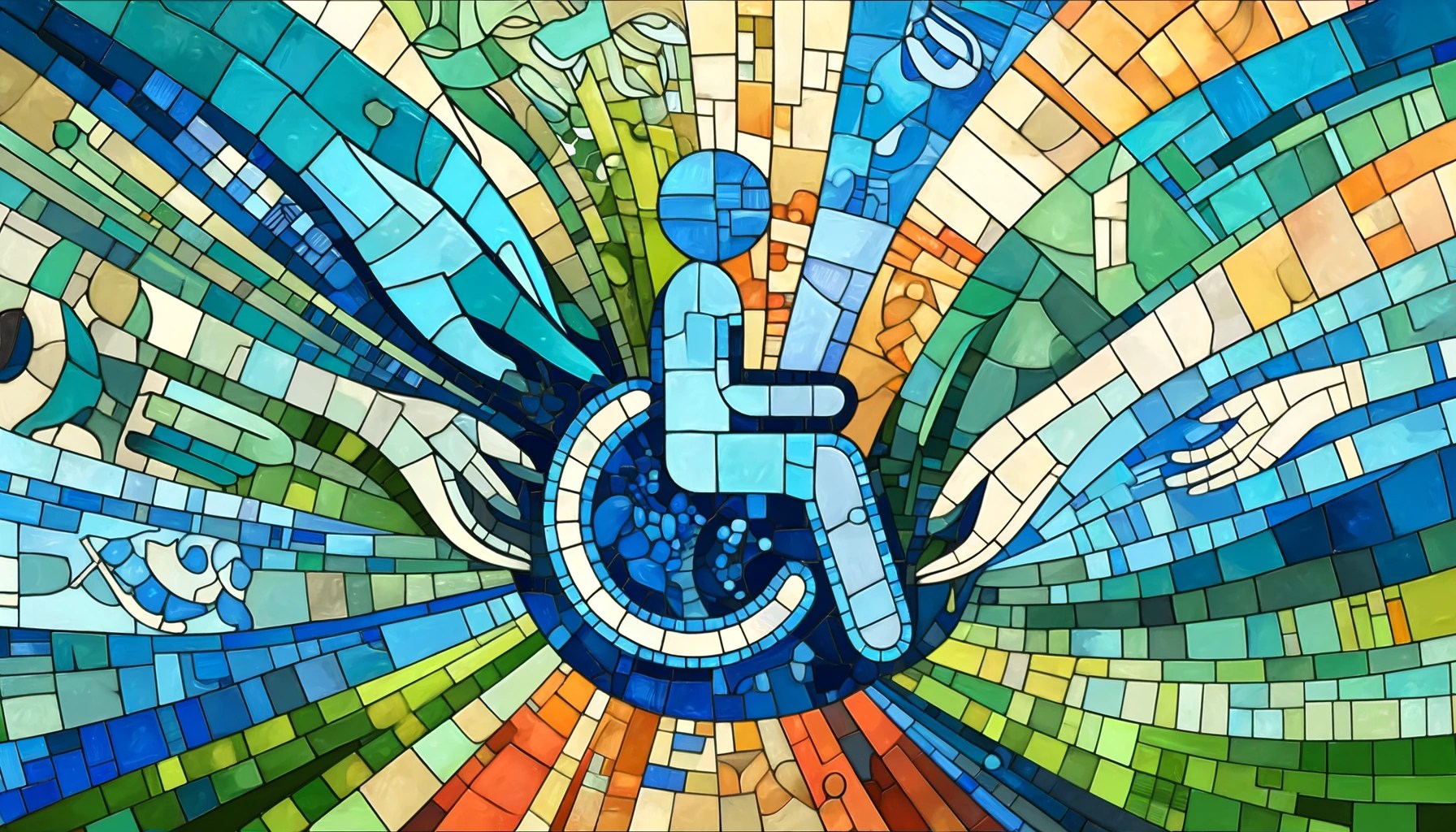 Mosaic — illustration for Embracing the Mosaic: How Can We Contribute to Authentic Inclusion for People with Disabilities?
