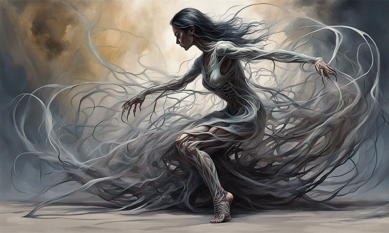 Between — illustration for The Space Between Motion and Stillness