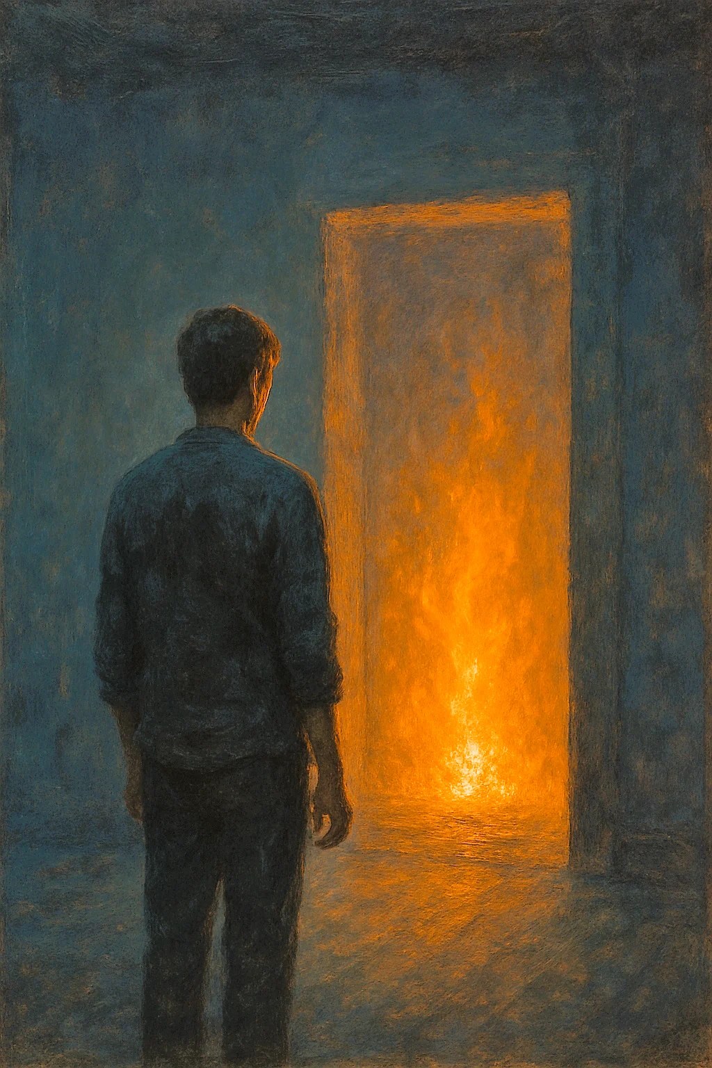 Ash — illustration for Ash Before Flame: What Rises in the Stillness