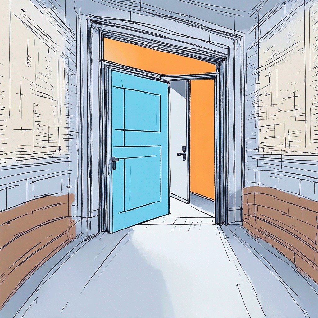 Door — illustration for Before the Door Opens: The Quiet Work of Making Room for Everyone