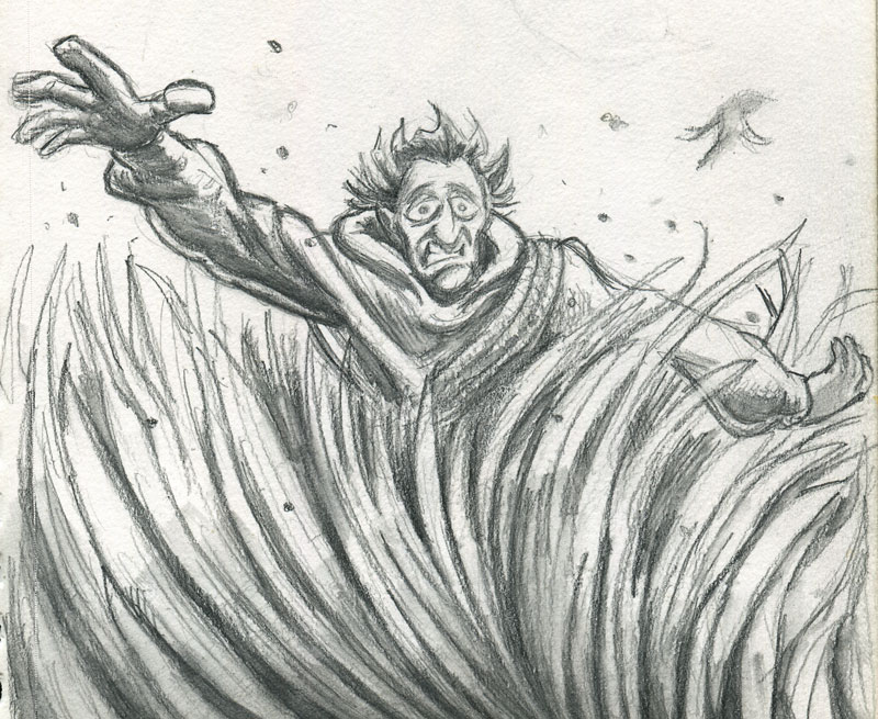 Fleeing through the weeds