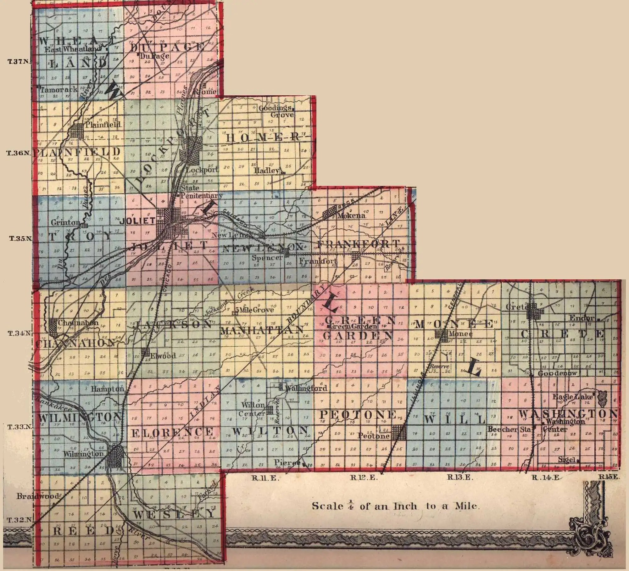 About The Community Foundation Of Will County 1875 Will County Illinois Map.webp