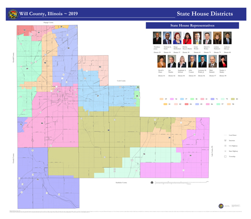 Election Maps Will County Democratic Party Will County State House Map 3 1 
