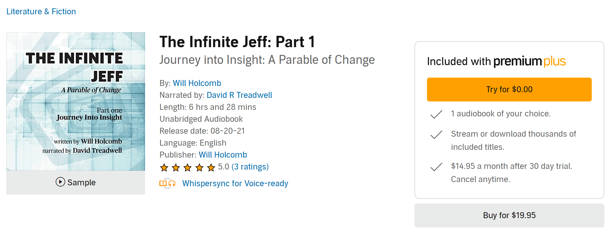 Audiobook The Infinite Jeff
