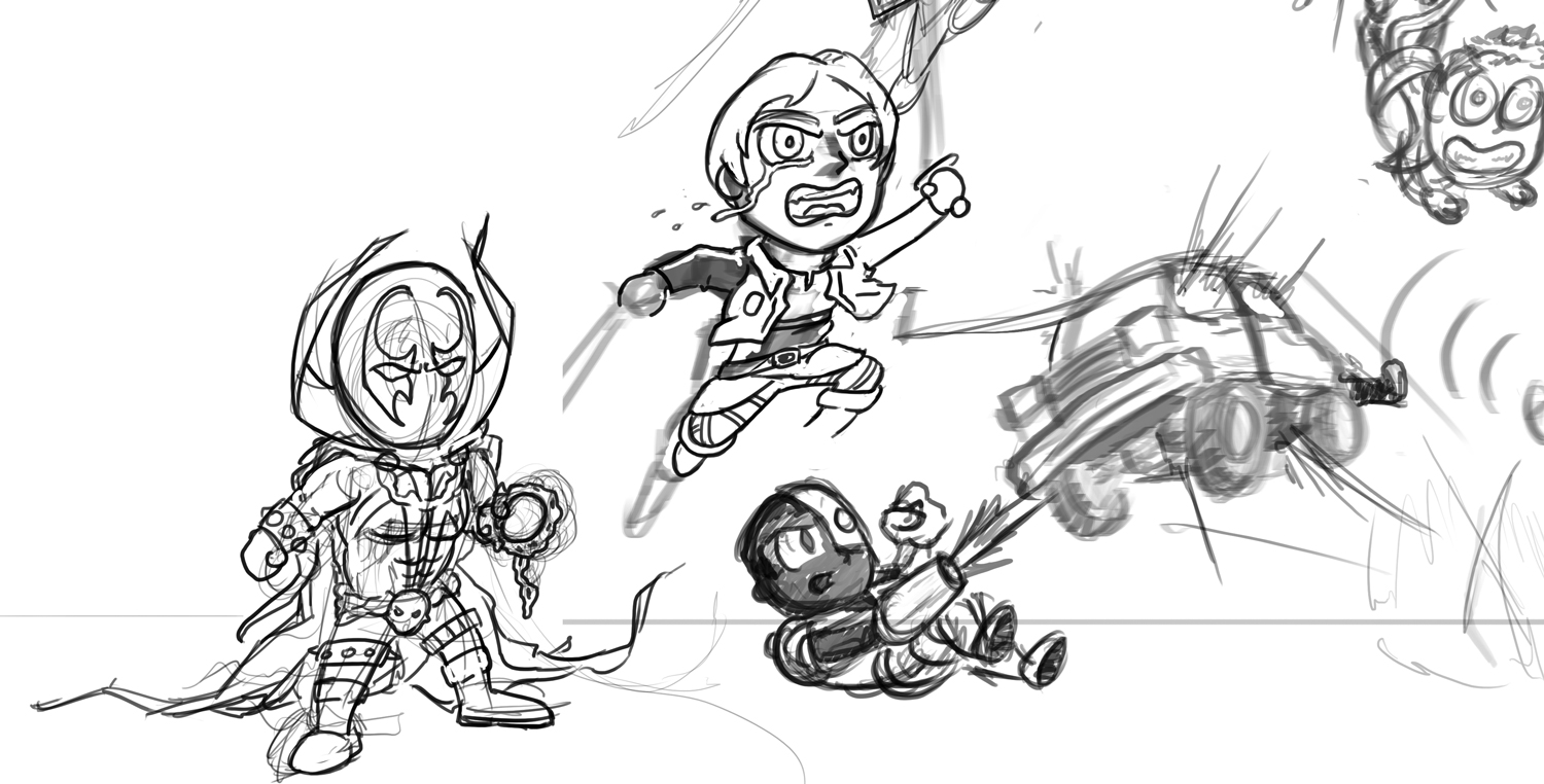 Chibi Comic Character Draft Sample Will H Pacheco
