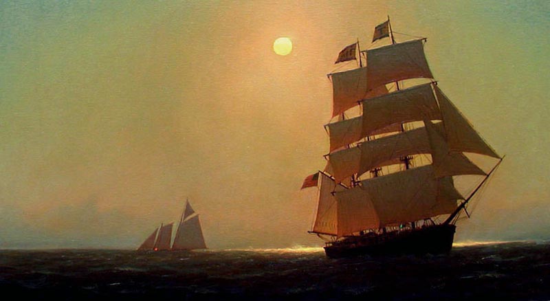 William R Davis Home Page Marine Landscape Artist.